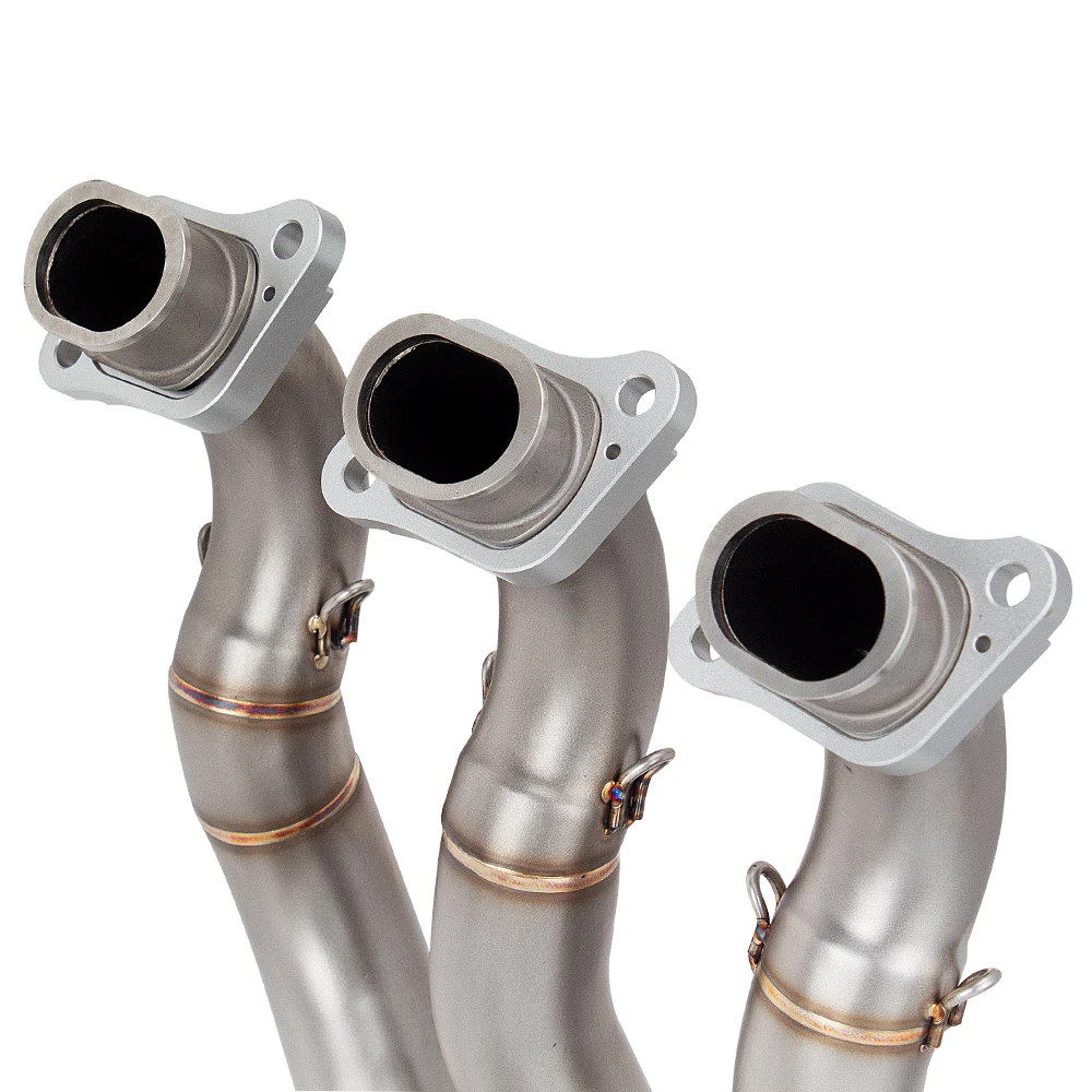 For Triumph TRIDENT 660 Daytona 660 2021-2024 Motorcycle Exhaust System Modify Escape Moto Slip on Front Tube Link Pipe 51MM