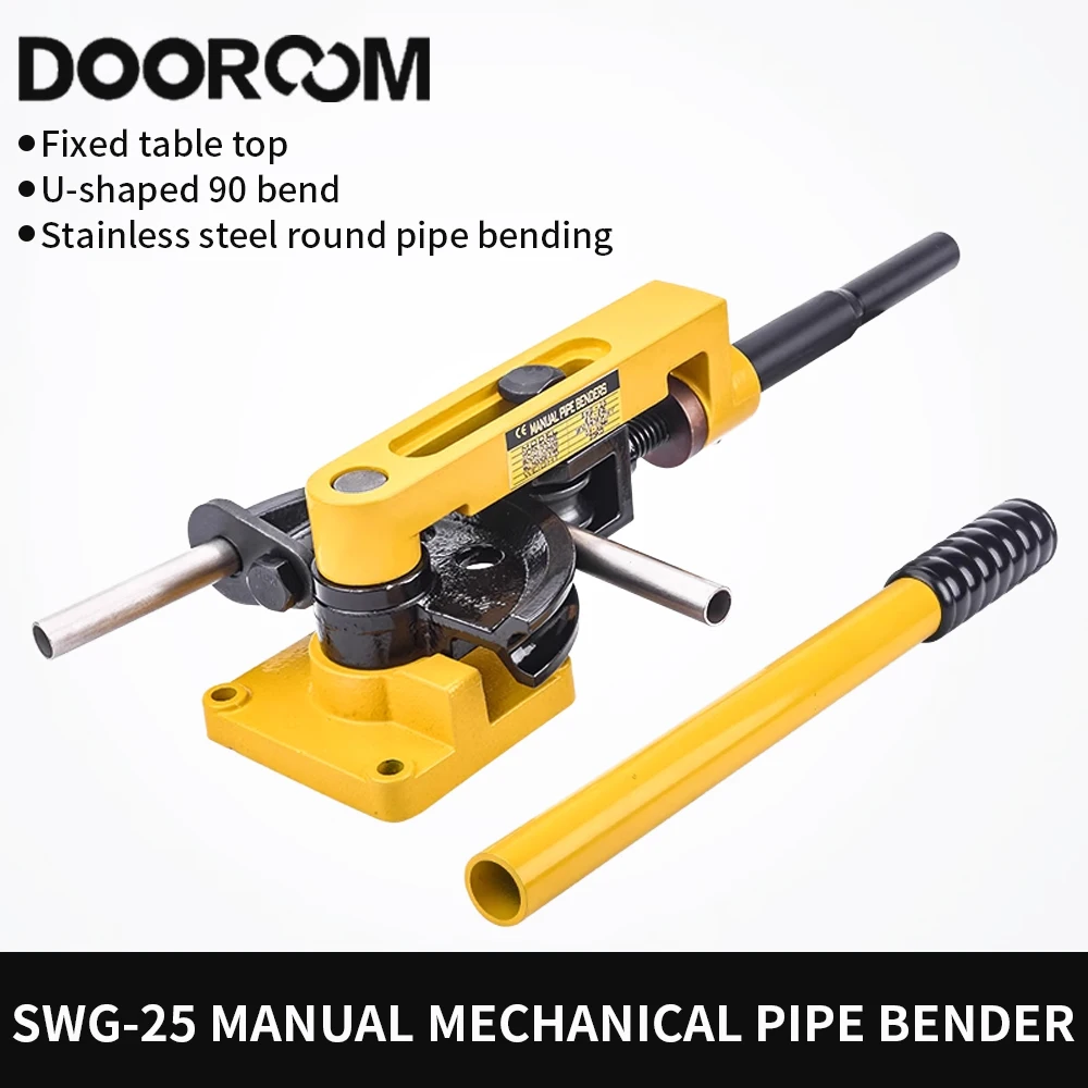 Multifunctional SWG-25 Portable Manual Hand Metal Hydraulic Stainless Steel Bending Copper Tube Pipe Bender Tool kit