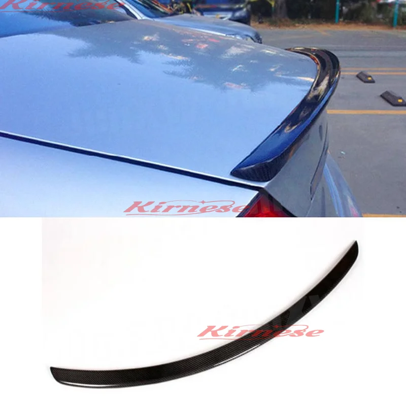 Real Carbon Fiber Look Trunk Boot Lip Spoiler Fit For Mercedes Benz W219 CLS CLS500 CLS550 CLS63 CLS350 2004-2010