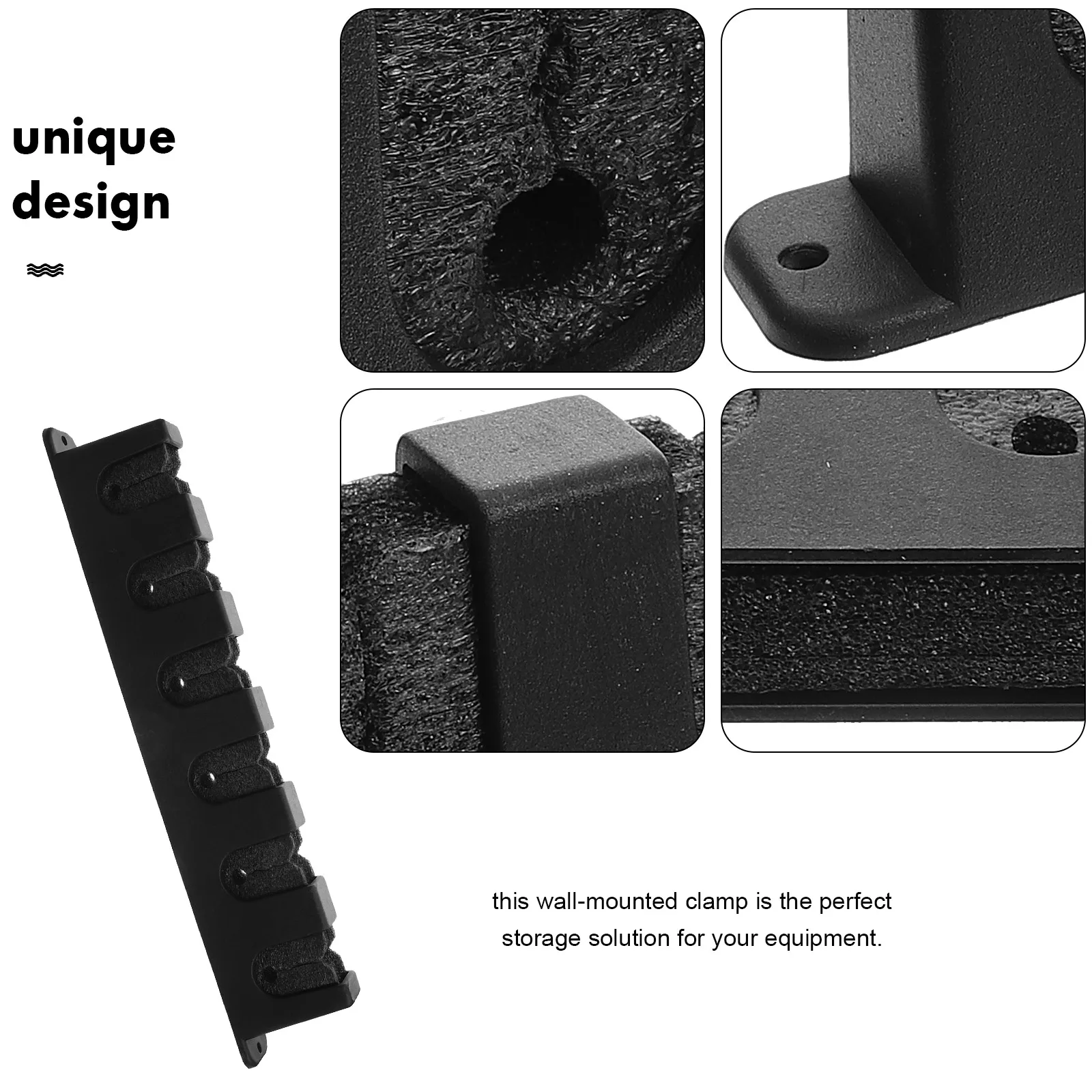 

2Pcs Wall Mount Cue Rack Multi-Hole Pool Stick Holder Billiard Cue Organizer Display Stand Pool Stick Holder Wall Mount