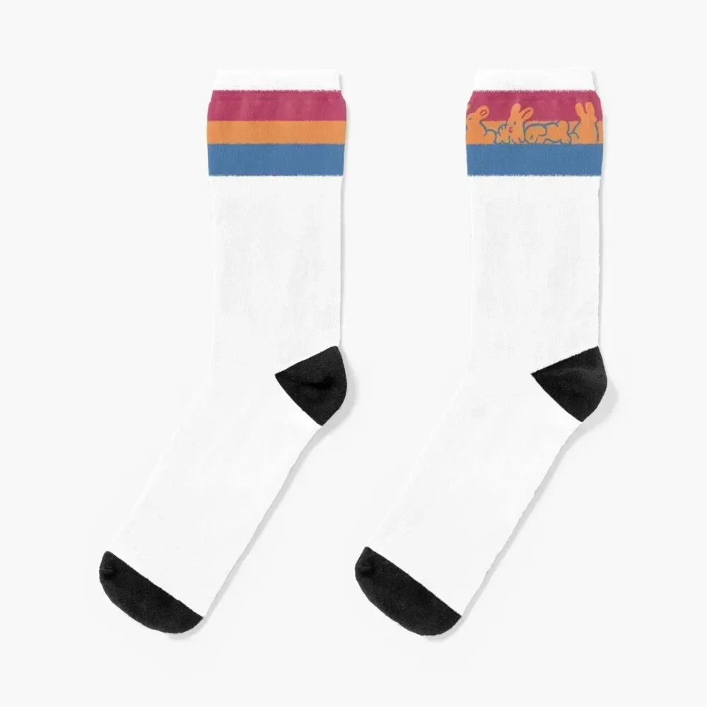 Pan Pride Rabbits Socks sheer Stockings Women's Socks Men's