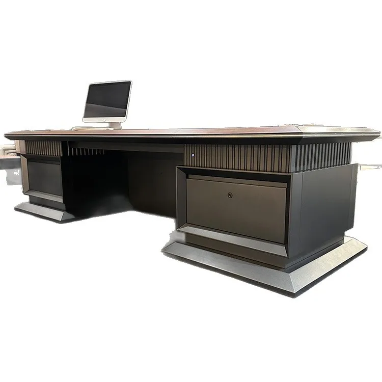 New desk boss table high luxury simple modern class desk high-end office furniture