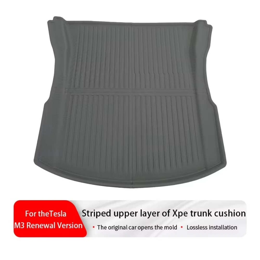 Suitable for Tesla 2024-2026 Highland 3 refreshed Model 3 trunk upper cushion XPE stripe model