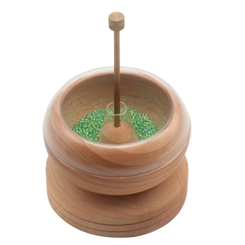 

Fast Reach Beading Bowl Spinner Efficiently String Beads with Speed and Ease Bead Spinner