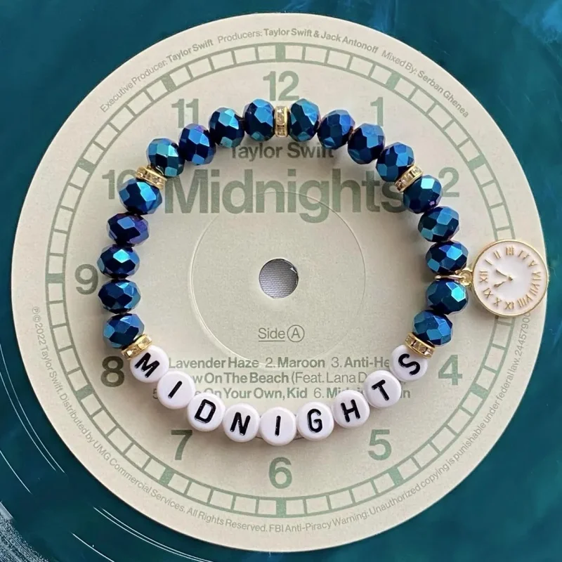 Браслет дружбы Midnights Tyler Midnights, вдохновленные часы, браслет-подвеска Tyler Merch Tyler, идеи подарков Браслет дружбы Midnights Tyler Midnights, вдохновленные часы, браслет-подвеска Tyler Merch Tyler, идеи подарков