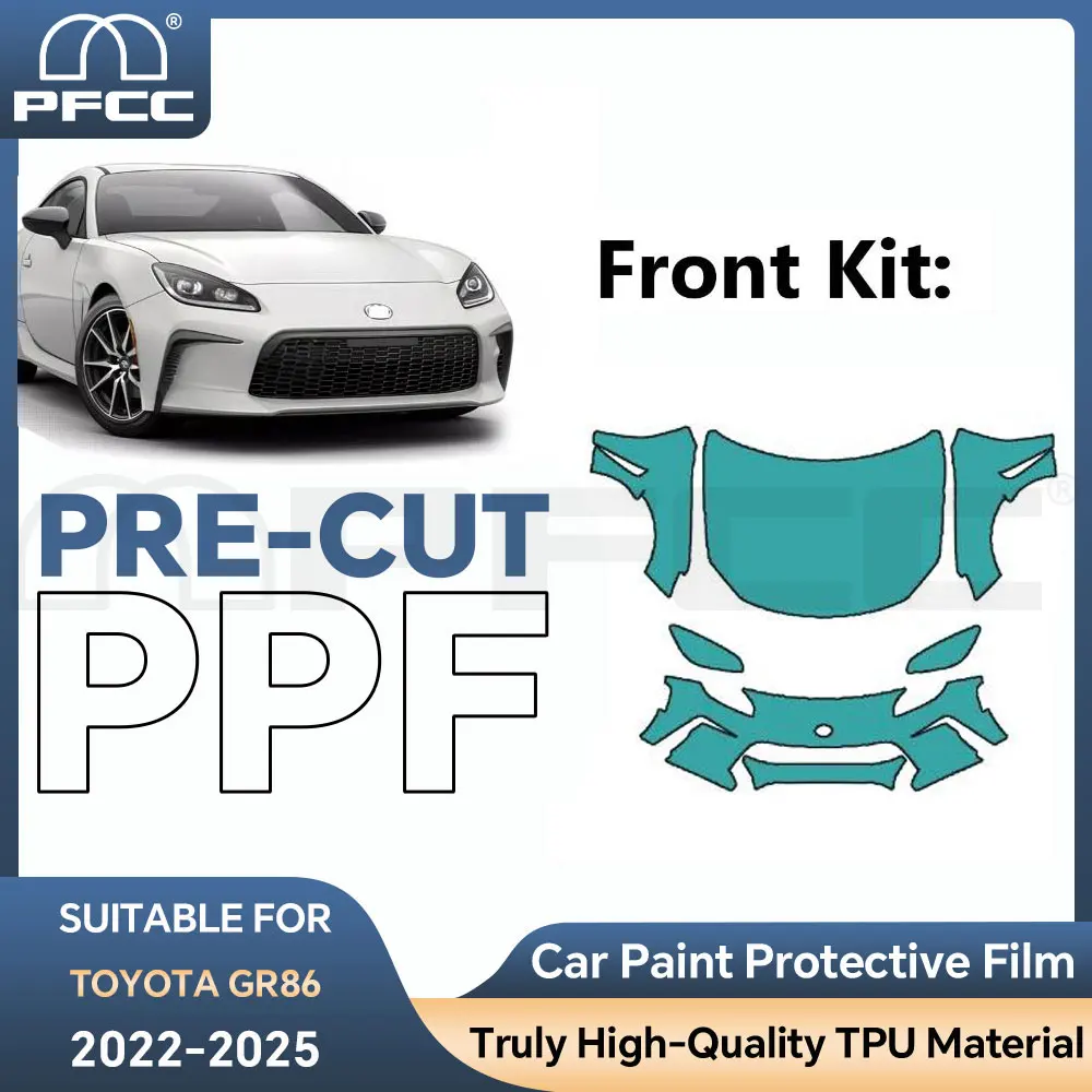 

For Toyota GR86 2022-2025 Anti-Scratch Front Paint Protection Film PreCut PPF Car Body Clear Resistant Invisible Car Accessories