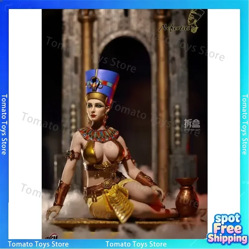 TBLEAGUE Original Egyptian Queen Nefertiti 1:6 Mobile Doll Handmade Model Play Figure Gift for Boys Collectible Ornament for