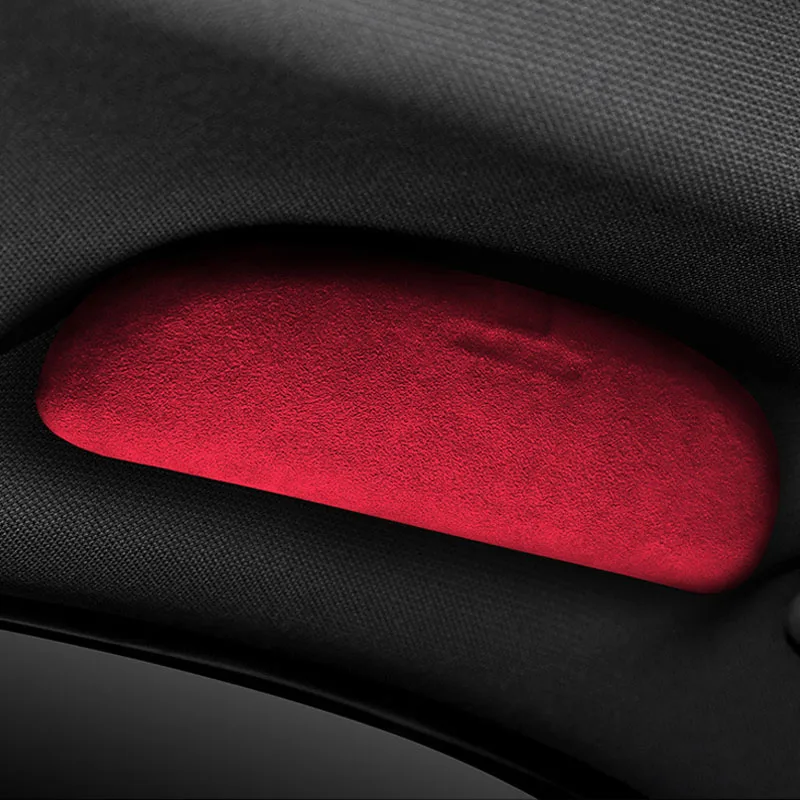 NEW Suede Sunglasses Storage Box Glasses Case Holder Grab Handle For Lynk & Co 01 05 02 03 06 09 08 2021 2022 2023 2024 2019