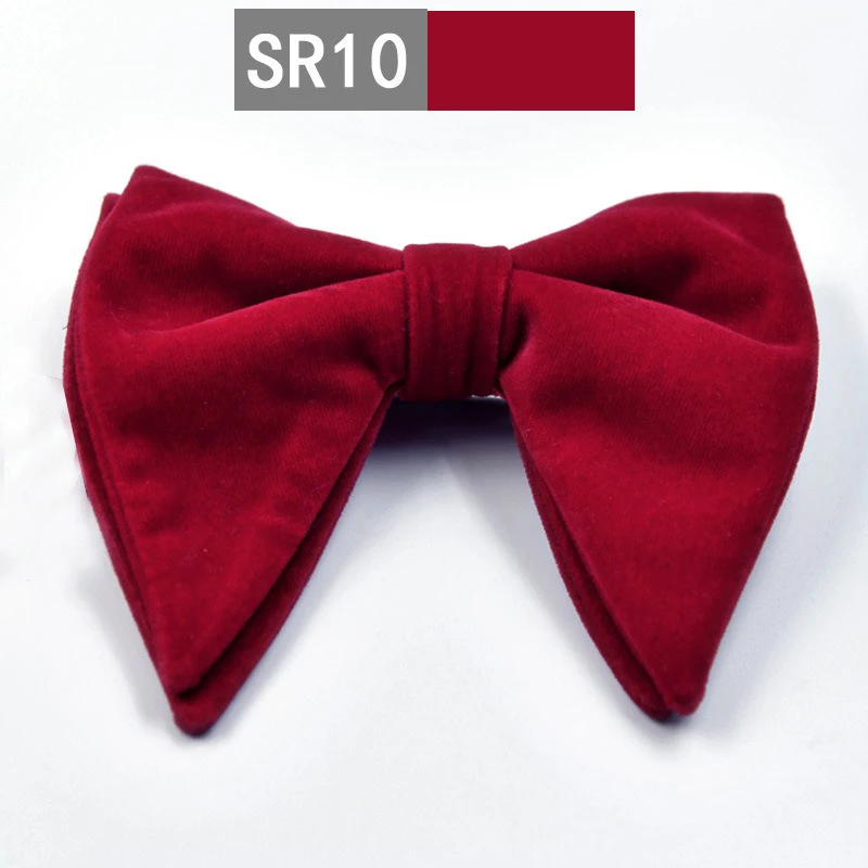 Handgefertigte Übergroße Samtfliege für Herren, Verstellbare Fliege, Perfekt für Formelle Anlässe, Hochzeiten, Smoking-Anzüge und Accessoires – Detail 15
