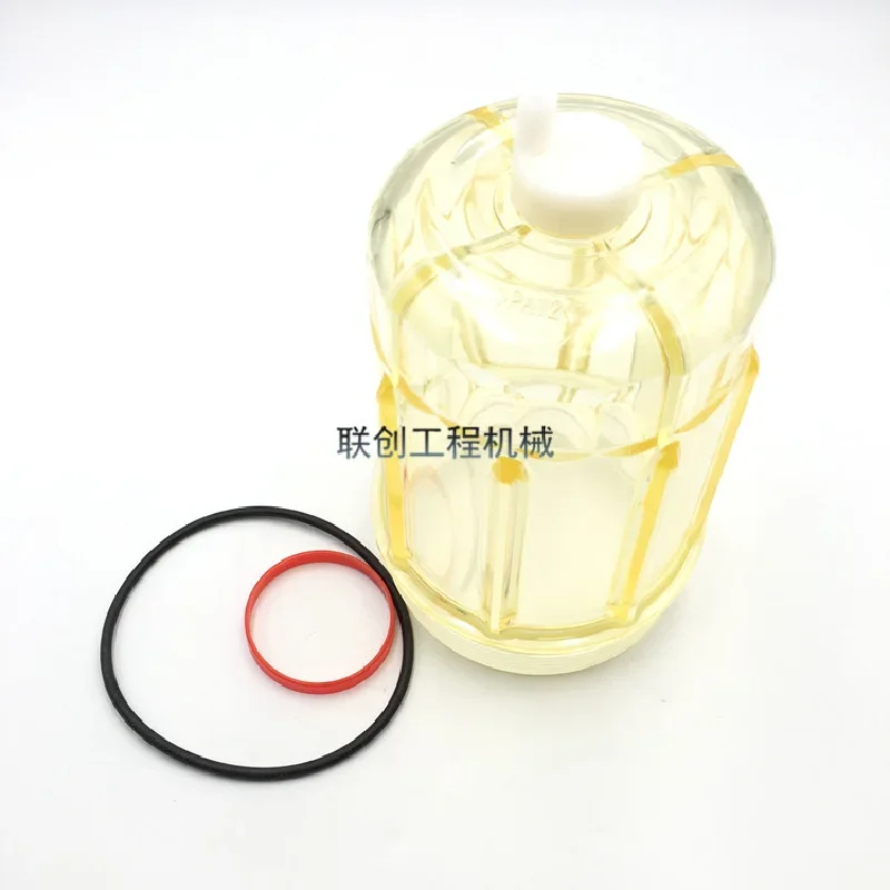 For Kobelco SK140 SK200 SK210 SK250 SK260 SK330 SK350-8 Oil-water separator filter cup water accumulation Cup Excavator parts