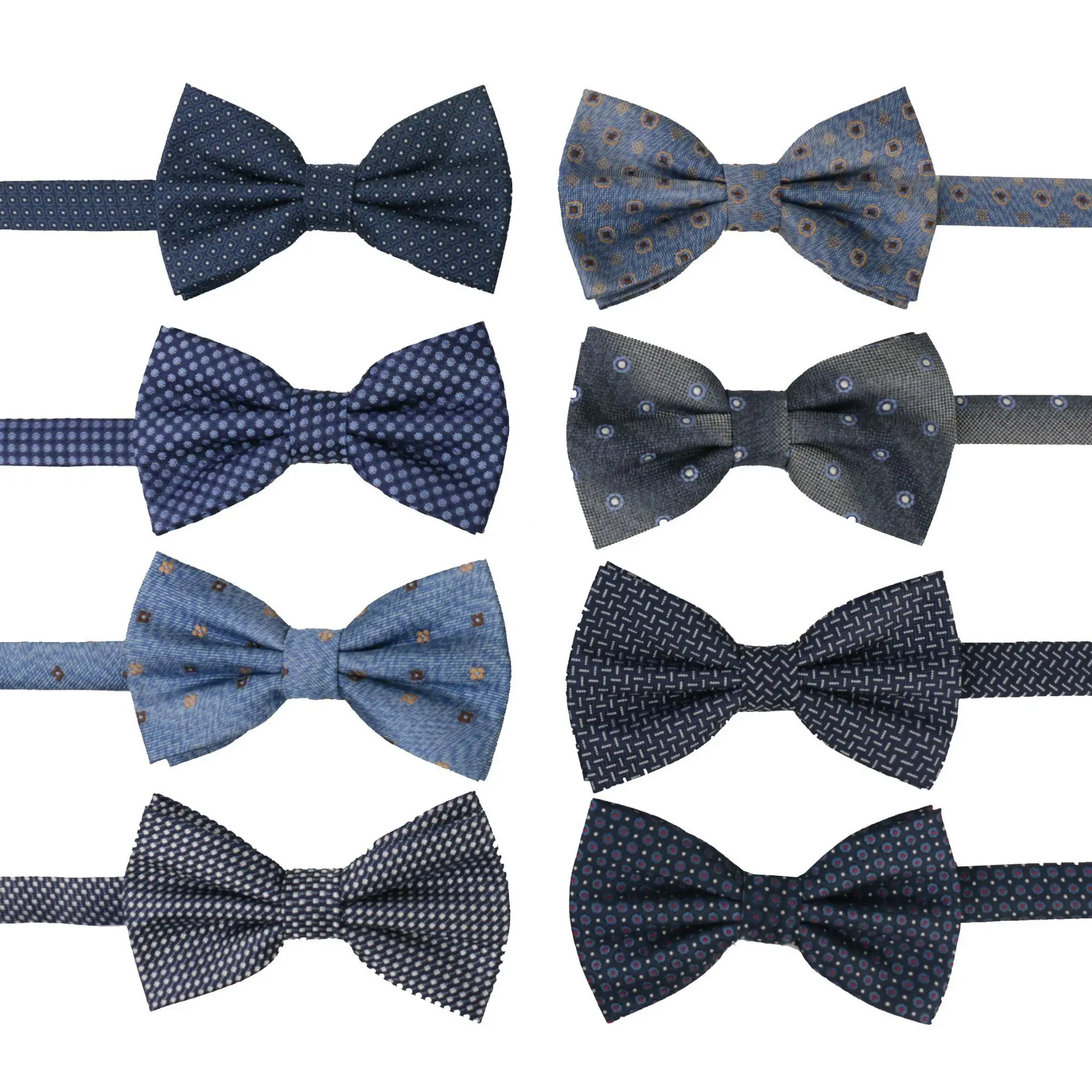 

Blue series yarn-dyed jacquard men gentleman retro fashion shirt suit accessories bow tie