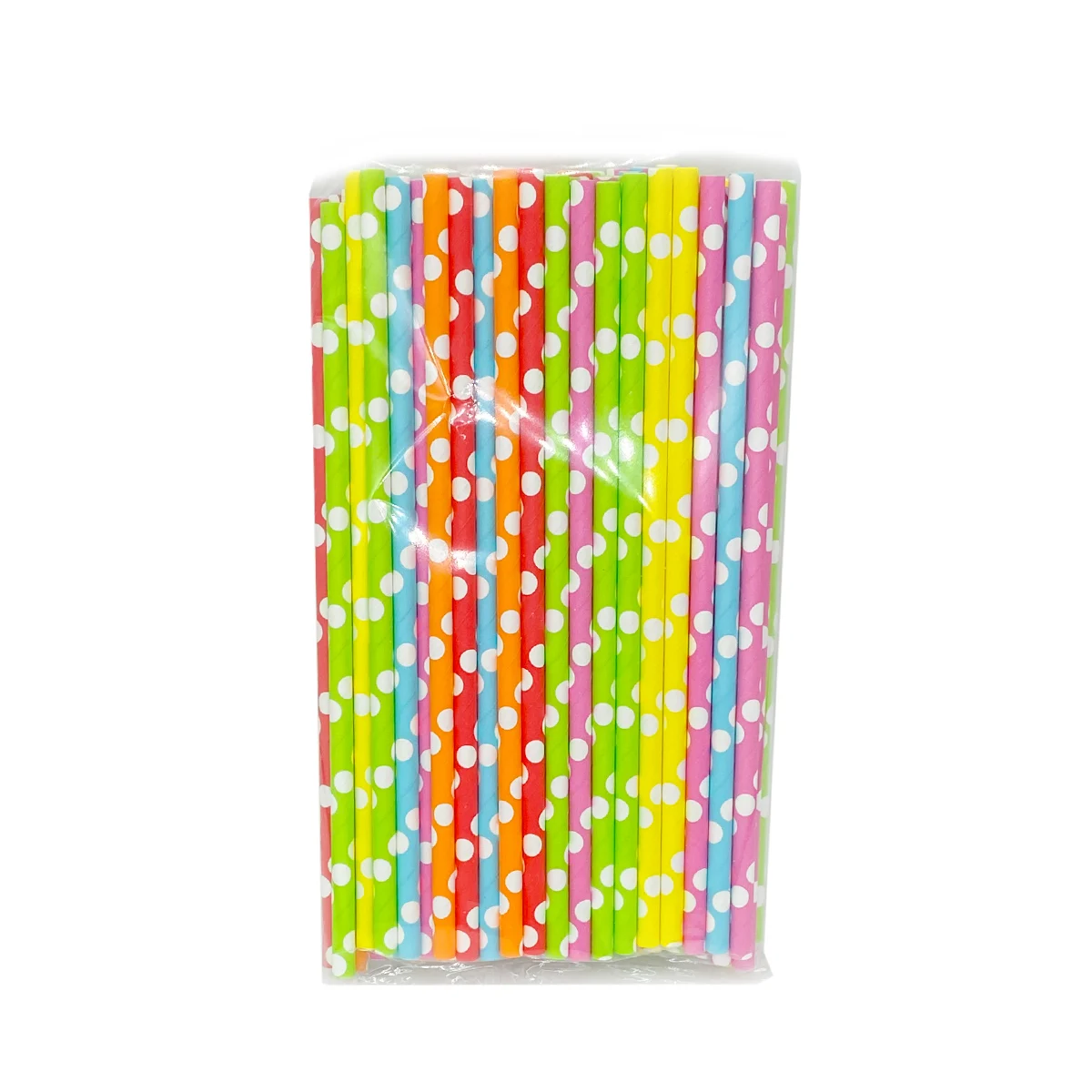 100pcs 197mm×6mm Extra Durable Biodegradable Paper Straws - Premium Toxin-Free, Bulk Pack for Juices