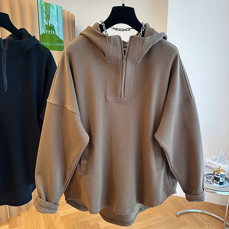 Casual And Comfortable Basic Pullover Hoodie Korean-style Winter Warm Hoodie Fashion High Quality Vintage Tops