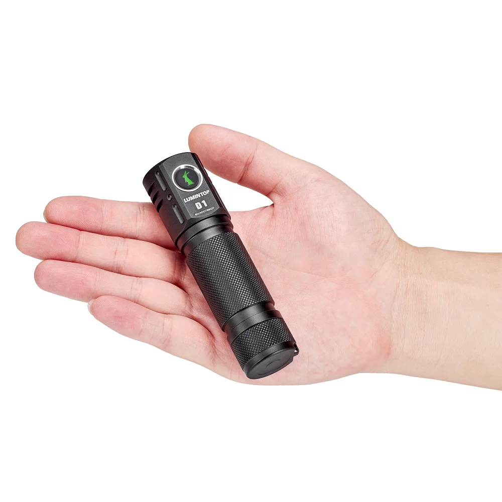 EDC Flashlight Outdoor Lighting Side Switch Small Mini Size 3 LED Torch Powerful Light 5 Working Modes 18650 Battery D1