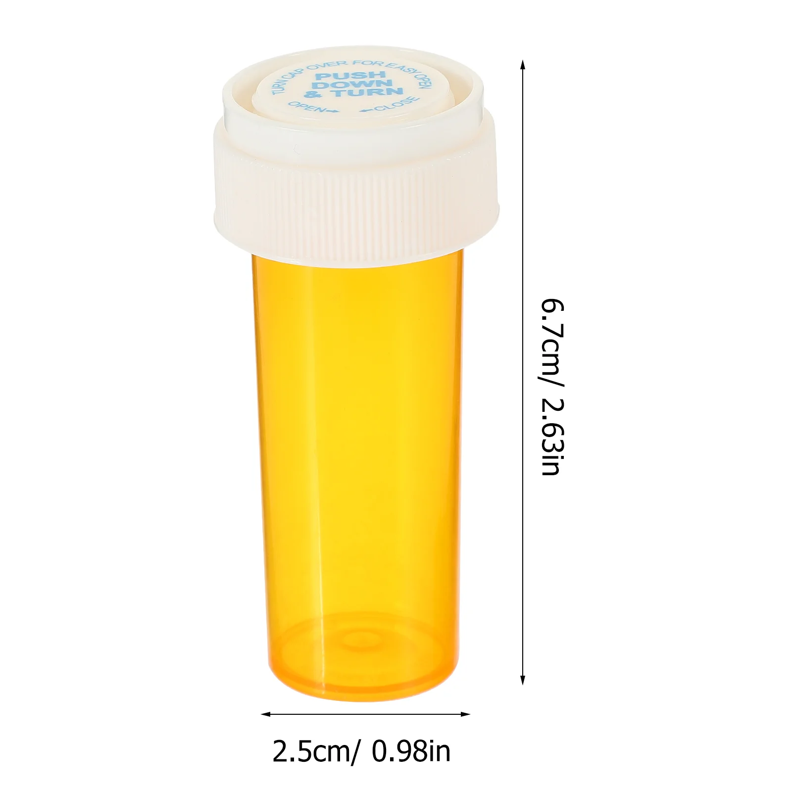 Pill Bottle Transparent Medicine Bottles EasyOpen Pill Bottle portable Travel WaterProof Mini multiuse Pill box Emergency Supply