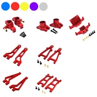 MJX Hyper Go 20208 JJRC C8811 Metal Steering Cup Suspension Arm Shock Tower Kit 1/20 RC Car Upgrade Parts Accessories