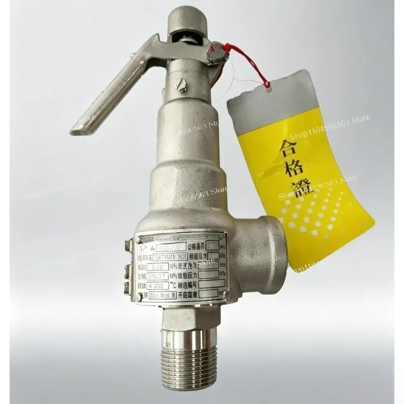 

A28W-16P Stainless Steel Full Lift Safety Valve Threaded Boiler Valve DN15-DN25 High Temperature Industrial Pipeline Fitting
