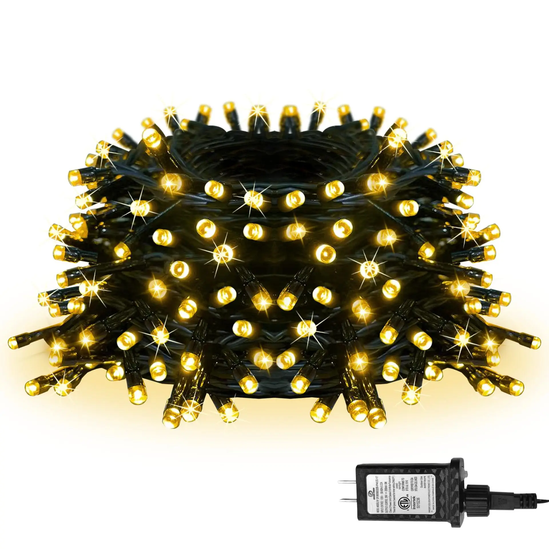 

20/30/50 м светодиодные рождественские огни, уличные сказочные гирлянды, 8 режимов, праздничные мерцающие гирлянды, светильник для садовой вечеринки, декора спальни