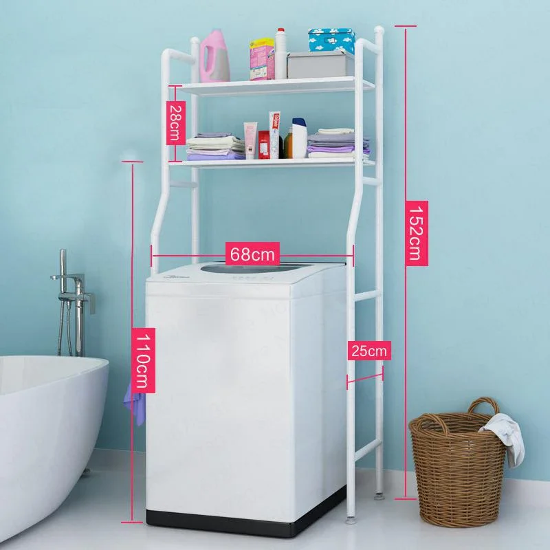 Versatile Bathroom Organizer Rack Multi-Use Storage St for Toilet Washbasin Washing Machine Creative for Kitchen Bath Spaces