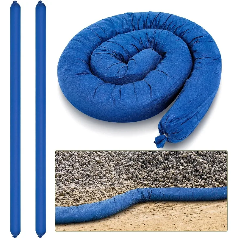 

2 шт. фильтр от осадков, одеяло для контроля эрозии, носок для нерухомого забора с начинками, сливной фильтр от осадка для штормовой воды для контроля эрозии