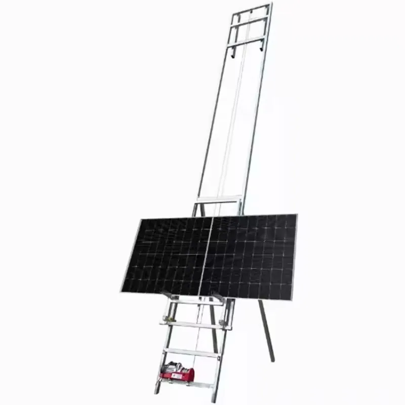 5M Elevator for Roofing Novel Photovoltaic Panel Lift Electric Glass Elevator Self Lifting Equipment Installation Install Lift