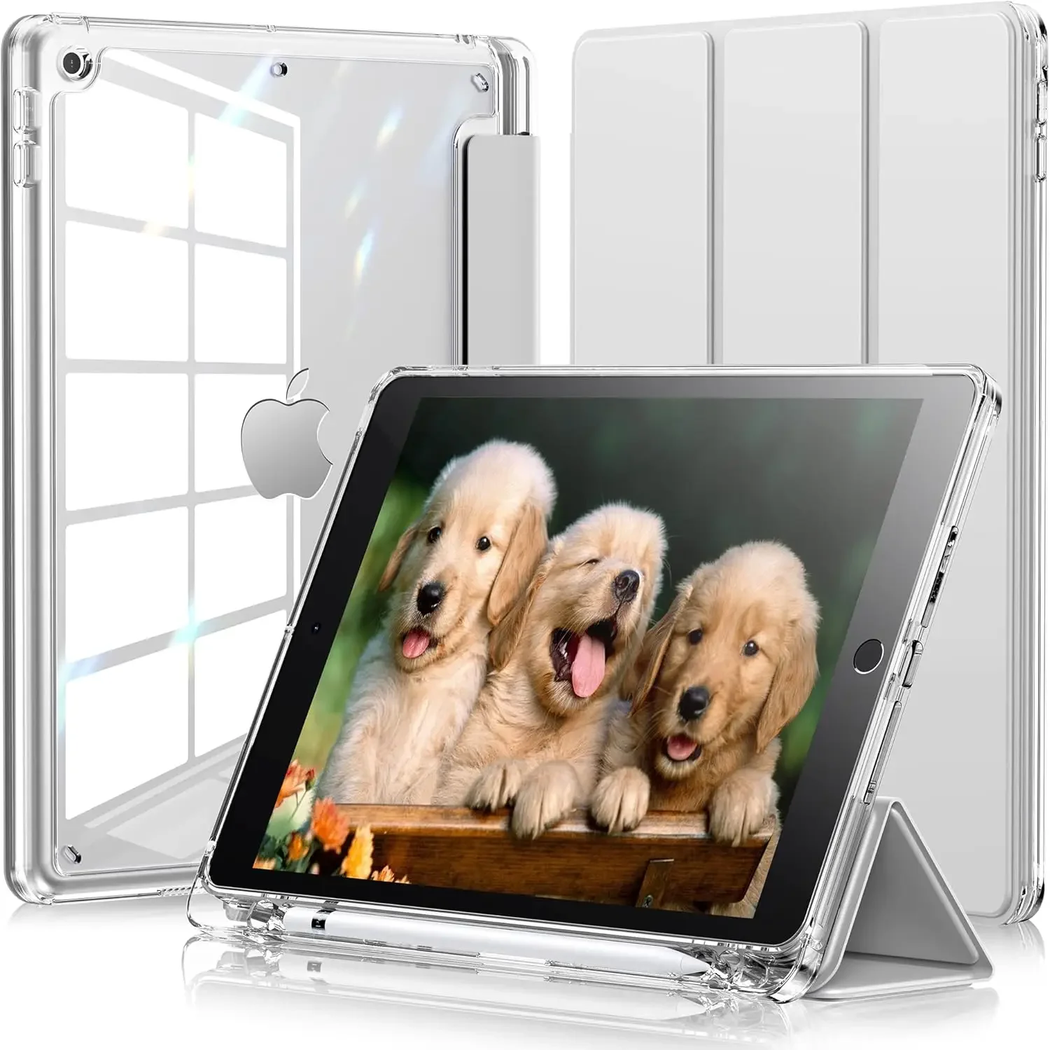 For 2025 iPad Air 11 6 Case iPad 10th Generation 11th A16 9th Cover Gen iPad Pro 11 4 5 10.9in 12.9 M2 M3 M4 Pencil Holder Case
