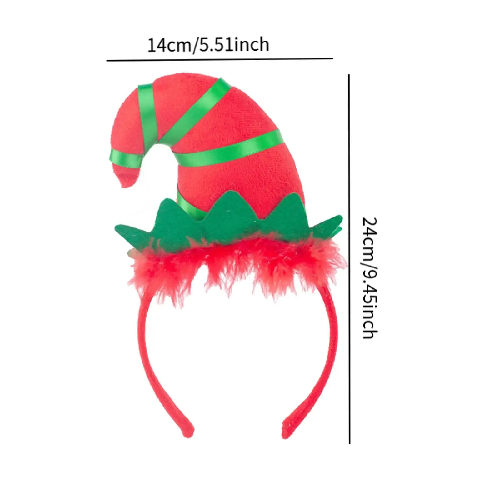 Chapeau d'elfe, bandeau pour cheveux, chapeau de noël, accessoire de Costume d'elfe pour cadeaux de fête, habiller les vacances d'halloween pour enfants