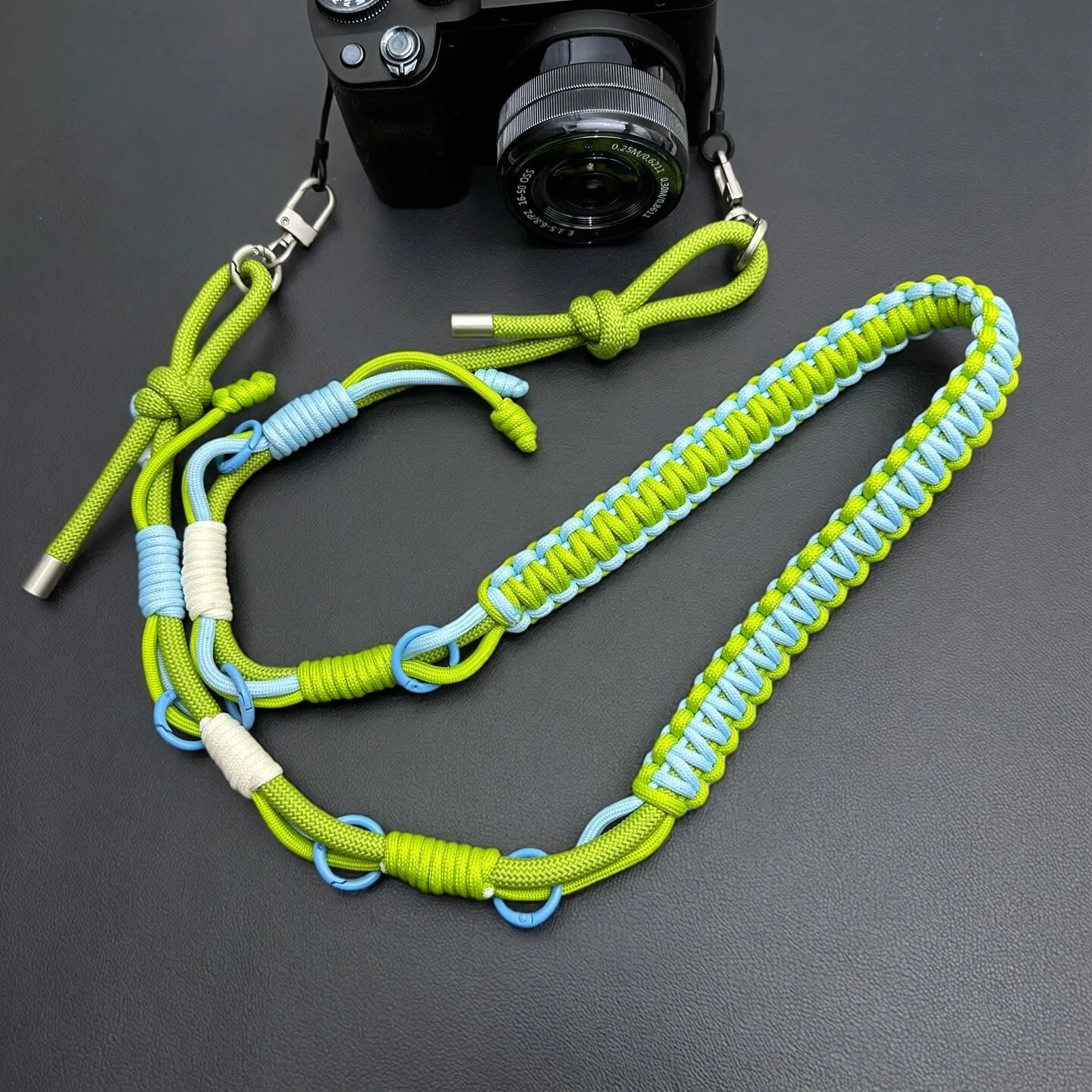 Handmade Outdoor Woven Mobile Phone Lanyard Crossbody Shoulder Strap Camera Bag Decorative Hanging Universal