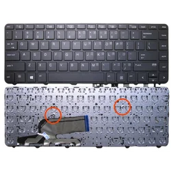 US laptop keyboard for HP Probook 430 G3 430 G4 440 G3 440 G4 445 G3 640 G2 645 G2 BLACK with frame