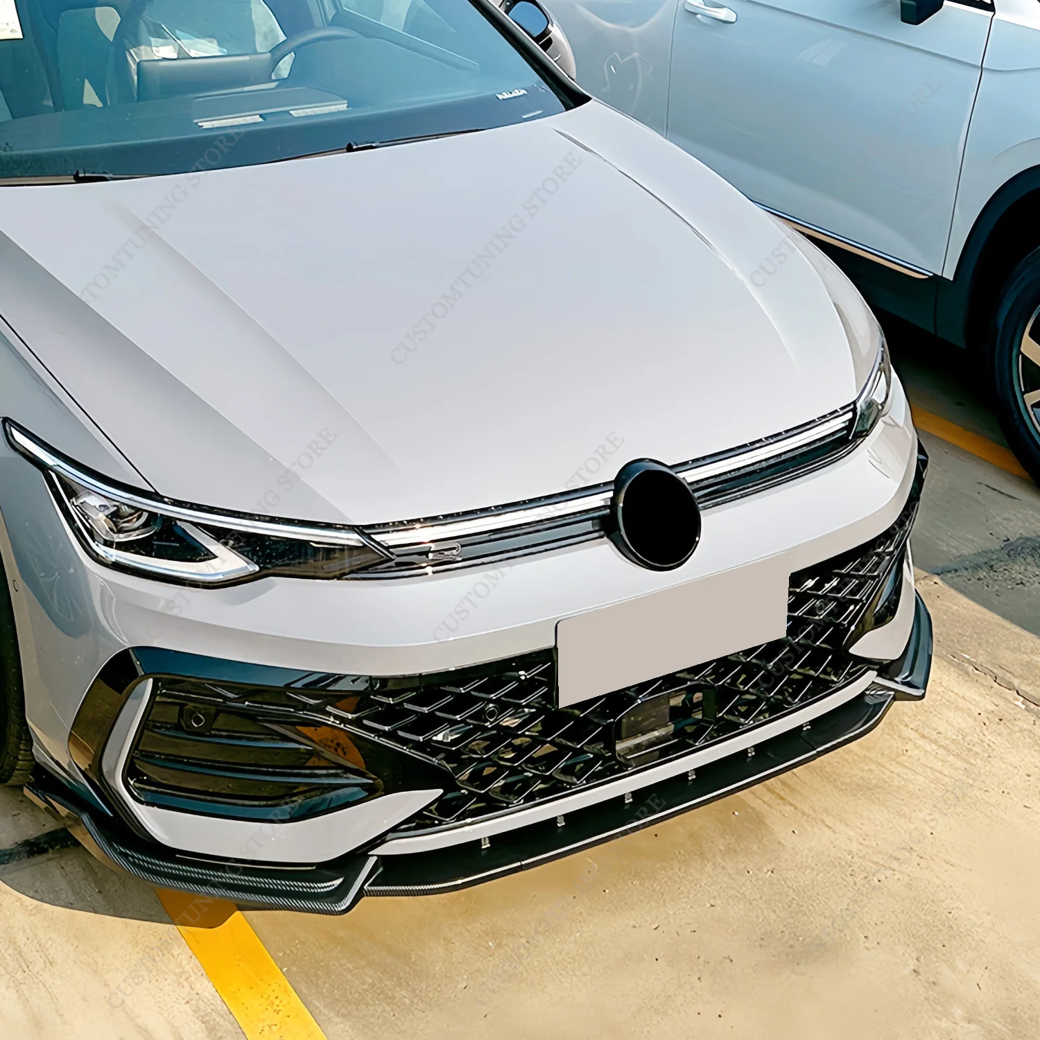 ΠΠ»ΡΠ½ΡΠ΅Π²ΡΠΉ ΡΠ΅ΡΠ½ΡΠΉ ABS Π°Π²ΡΠΎΠΌΠΎΠ±ΠΈΠ»ΡΠ½ΡΠΉ ΠΏΠ΅ΡΠ΅Π΄Π½ΠΈΠΉ Π±Π°ΠΌΠΏΠ΅Ρ, ΡΠΏΠΎΠΉΠ»Π΅Ρ, ΡΠΏΠ»ΠΈΡΡΠ΅Ρ Π΄Π»Ρ VW Golf MK8.5 TSI E-TSI GTI GTE R-Line 2024 2025, ΡΡΠ½ΠΈΠ½Π³ Π΄Π»Ρ ΠΏΠΎΠ΄ΡΡΠΆΠΊΠΈ Π»ΠΈΡΠ° ΠΠ»ΡΠ½ΡΠ΅Π²ΡΠΉ ΡΠ΅ΡΠ½ΡΠΉ ABS Π°Π²ΡΠΎΠΌΠΎΠ±ΠΈΠ»ΡΠ½ΡΠΉ ΠΏΠ΅ΡΠ΅Π΄Π½ΠΈΠΉ Π±Π°ΠΌΠΏΠ΅Ρ, ΡΠΏΠΎΠΉΠ»Π΅Ρ, ΡΠΏΠ»ΠΈΡΡΠ΅Ρ Π΄Π»Ρ VW Golf MK8.5 TSI E-TSI GTI GTE R-Line 2024 2025, ΡΡΠ½ΠΈΠ½Π³ Π΄Π»Ρ ΠΏΠΎΠ΄ΡΡΠΆΠΊΠΈ Π»ΠΈΡΠ°