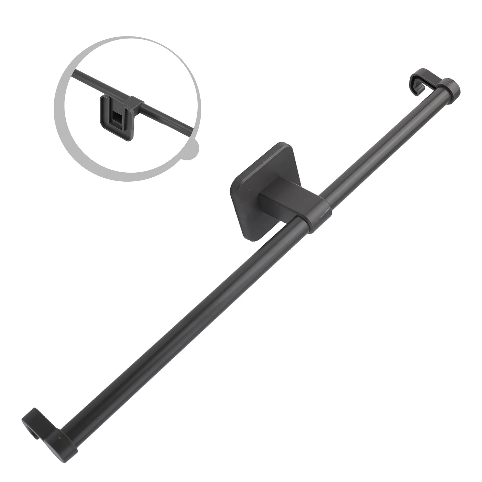 30/40/50CM Bathroom Towel Bar Wall Mounted Self-Adhesive Removable Single Bar Towel Rack Towel Rack Hanger Bathroom Hardware