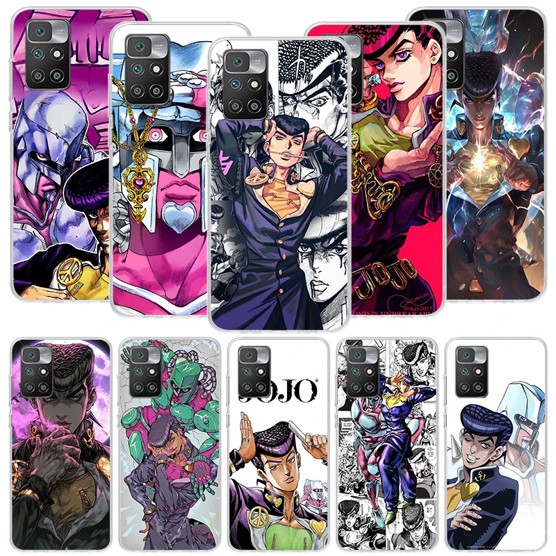 Чехол для телефона JoJo Adventure Higashikata Josuke для Xiaomi Redmi 12C 13C 14C 13 12 10C 10A 10 9C 9A 9T 9 8A 8 7A 7 6A 6 Pro K70 K60
