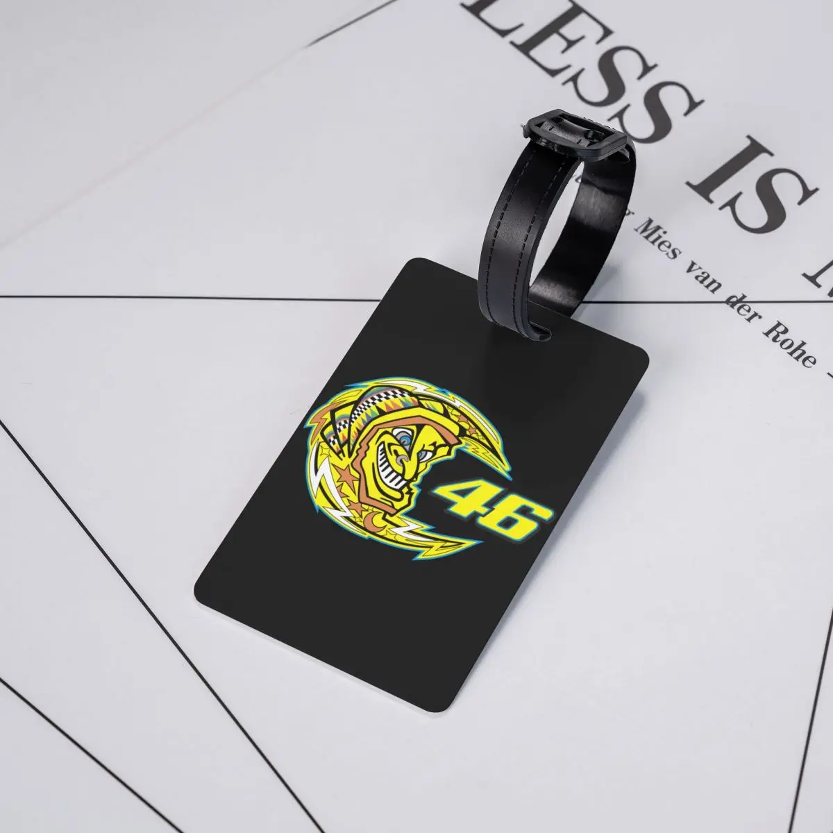 Custom Rossi Luggage Tag Privacy Protection Baggage Tags Travel Bag Labels Suitcase