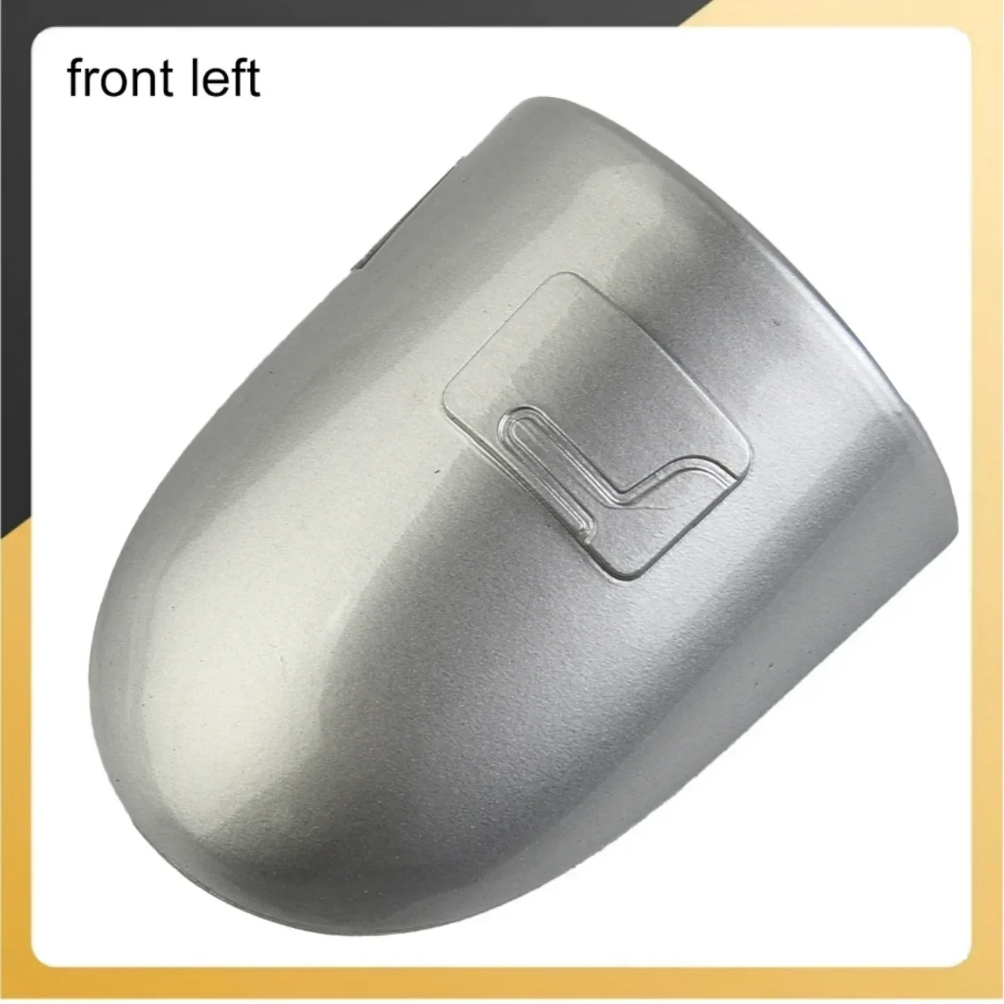 1x Silver Plastic Door Handle Cover Cap Front Left Fit For KOLEOS 2009-2018 80647-JY01A Car Replace Accessories