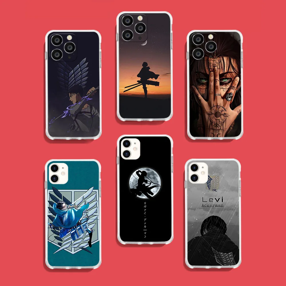 AK-3 Attack On Titan Levi Soft Case for Tecno Camon Spark Go 7 7P 7t Pro 8 8P 16 17 17P 8C 5 6 AIR