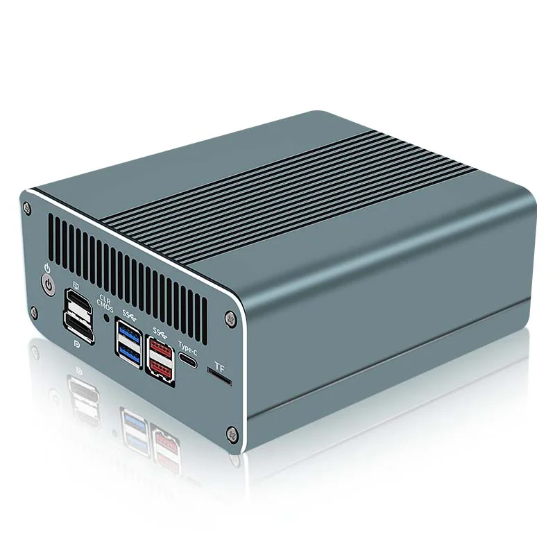 13th Gen Firewall Router I7 1355U I5 1335U I3 1315U U300 6x I226-V 2.5G 2 * NVMe 2 * SATA جهاز جدار الحماية كمبيوتر صغير Proxmox