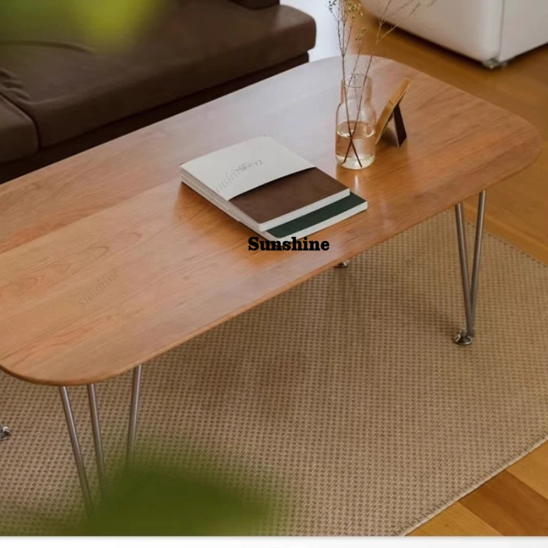 High Transparent Side Table Round Transform Modern Wood Drawers Standing Coffee Table Service Writing Meubles Home Furniture