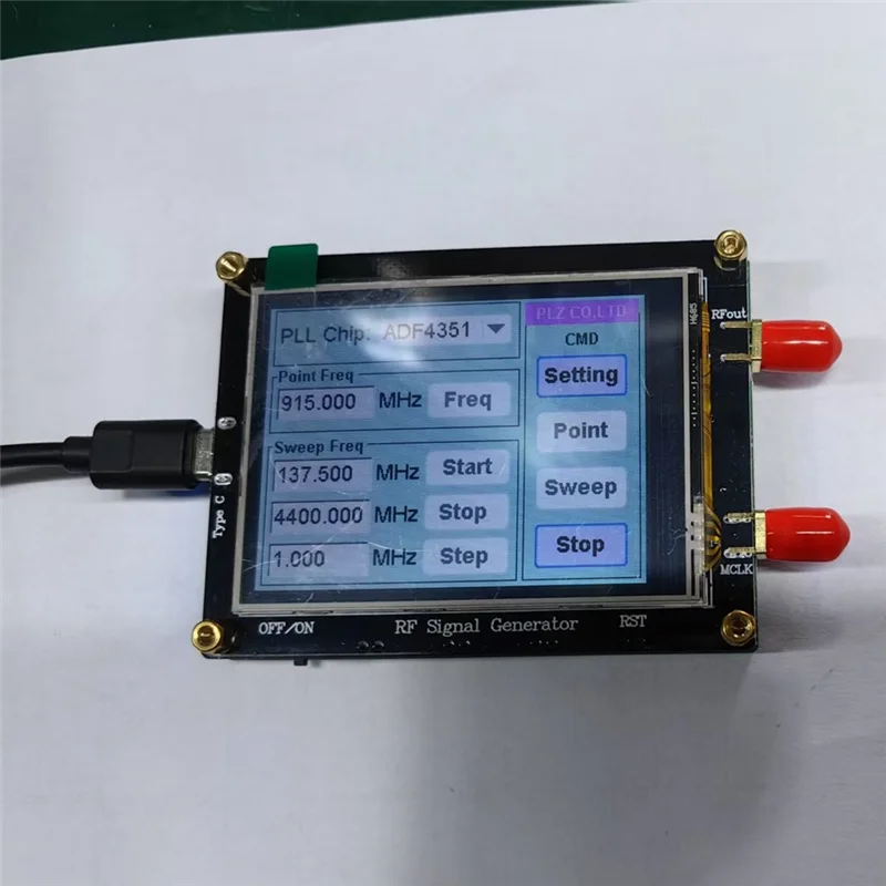 B92B-RF Signalwellengenerator ADF4351 35M-4.4G HF-Signalgenerator ADF4351 35M-4.4G