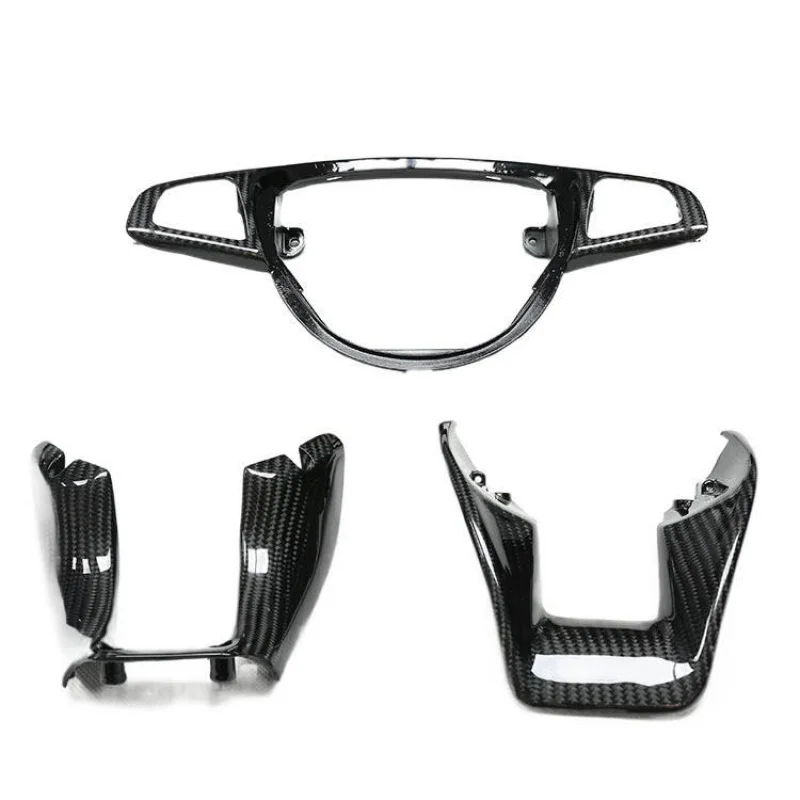 

Suitable for Mercedes-Benz Carbon Fiber Cover W205 C200 C63 CLA GLA45 Modified Steering Wheel Trim