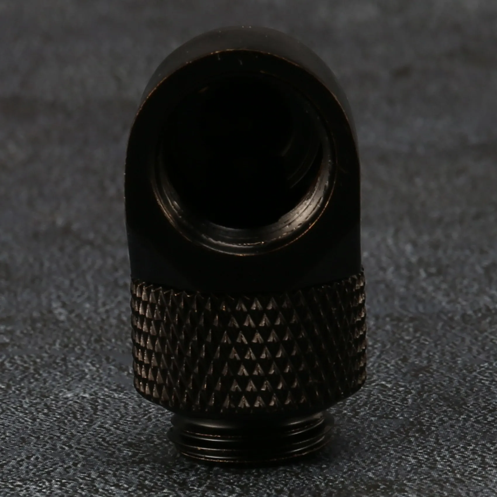 Conector de tubo giratorio de 90 grados con rosca G1/4 de 12,9 Mm para refrigeración por agua de Pc-PZZW