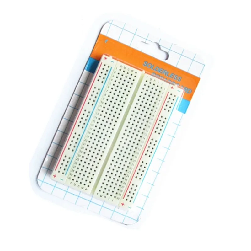 10/20/40Pcs Premium Mini Breadboard 400-Point Experimental Circuit Board Size 8.5cm Length × 5.5cm Width Equipped with Casing