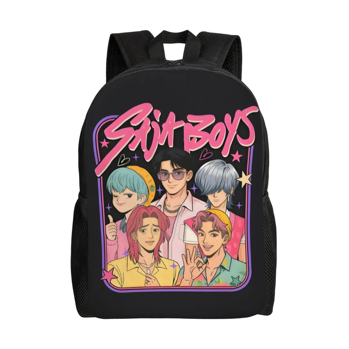 Aangepaste Kpop Hunter Demons Reisrugzak Dames Heren School Laptop Boekentas Saja Jongens College Student Dagrugzak Zakken