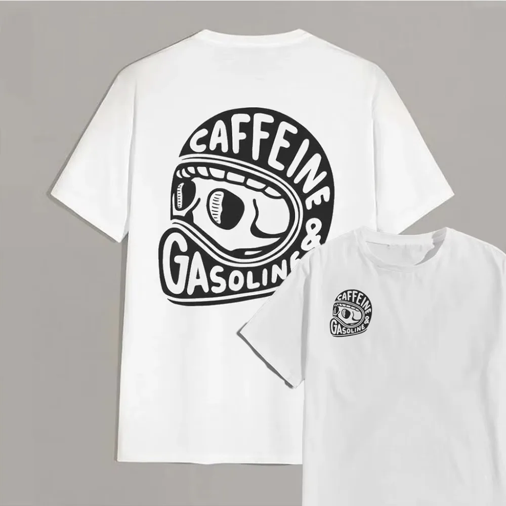 2025 Latest Original Pattern Printed Cotton T-shirt Men's Summer Casual Top Short Sleeve Classic Fashion Crew-neck T-shirt