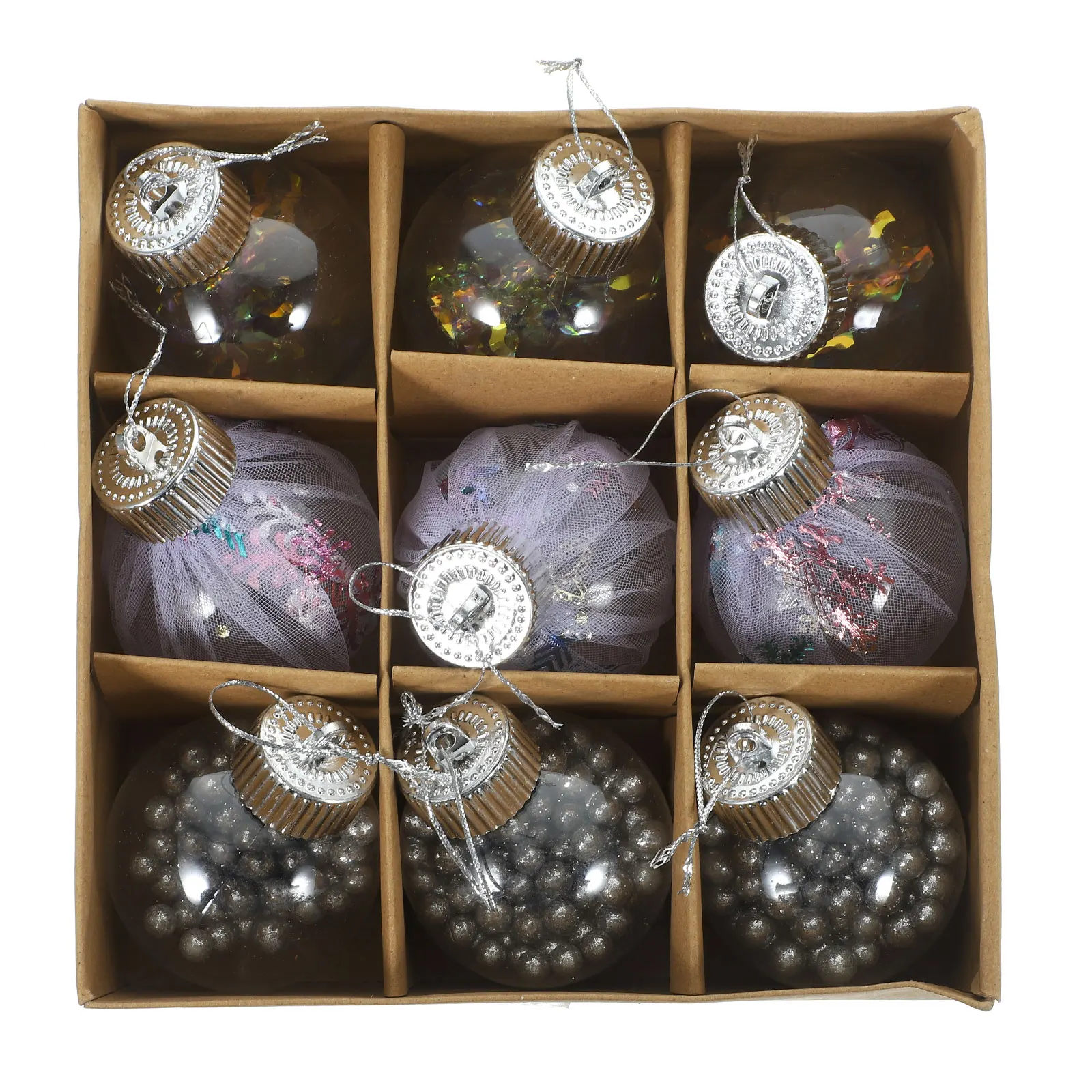 

9pcs Christmas Hanging Balls Xmas Ball Pendant Decor For Christmas Tree Ornaments Holiday Party Decoration Xmas Tree Decorations