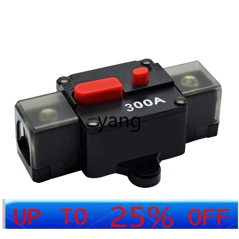 

yjq low voltage DC air-opening circuit breaker 100 amps 80a load 250a automotive switch current protection switch