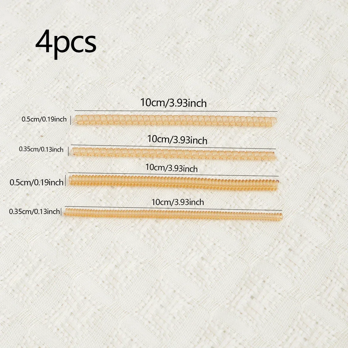 4/8 قطع - أداة ضبط حجم الخاتم - واقي حلقة غير مرئي، مناسب للرجال والنساء، أدوات ضبط حجم الخاتم/غسالات، إكسسوارات المجوهرات #4