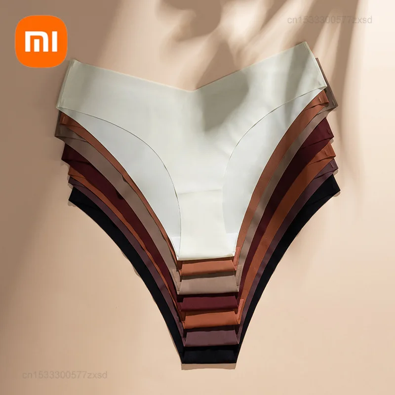 Xiaomi Women G-string Ice Silk Seamless Underwear Breathable Multiple Color Low-Rise Underwear Sexy Panty Thin Cozy Underpants