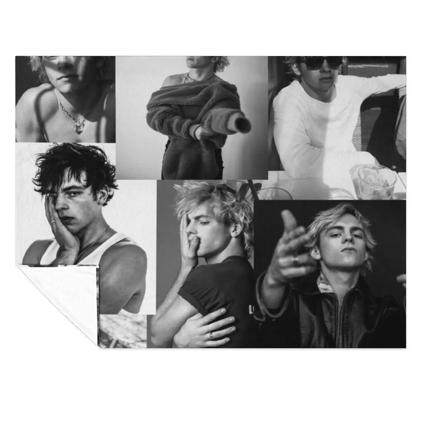 

Ross Lynch Collage Throw Blanket Sofa Quilt sofa bed Softest Custom Blankets