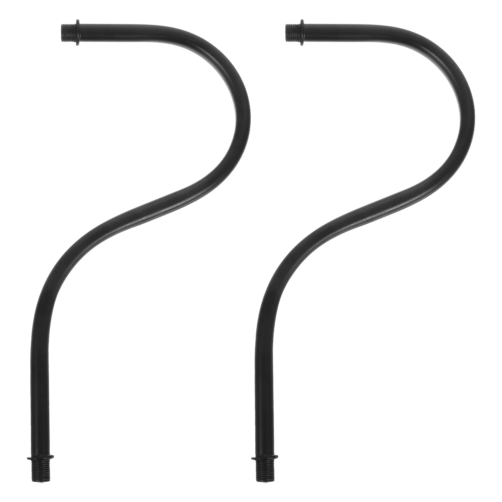 

2Pcs Lamp Rod Replacement Curved Threaded DIY Lamp Pipe Repair Parts for Table Floor Wall Lamps Adjustable Lighting Hardware