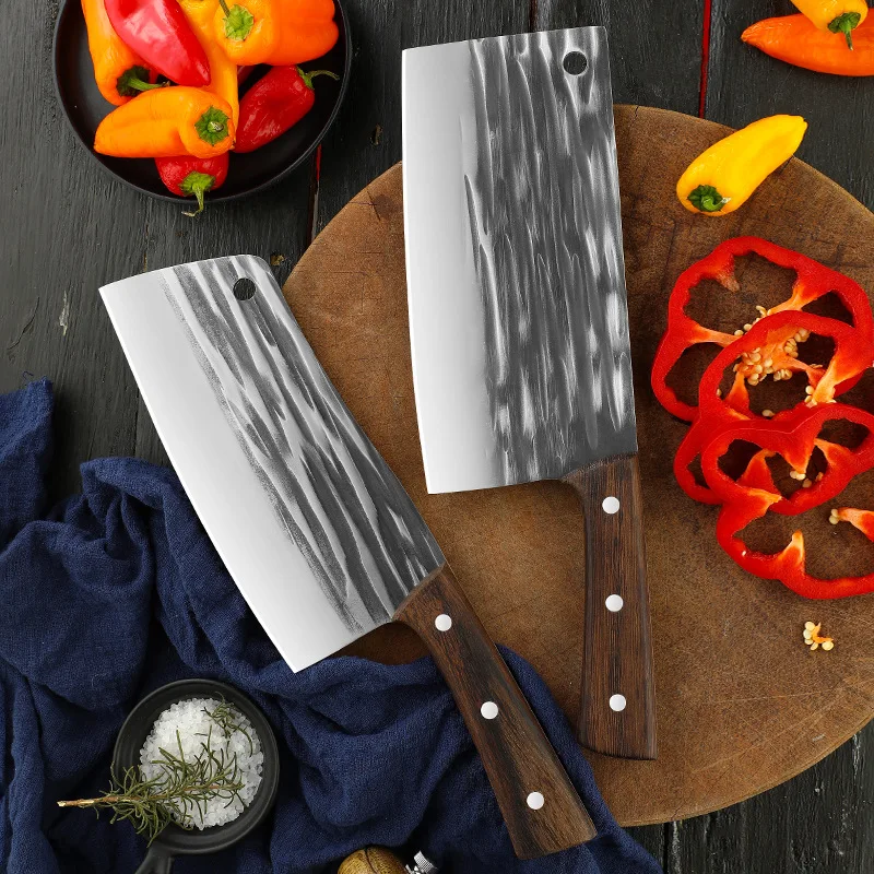 

Kitchen knife, forging bone chopping knife, Stainless steel slicing knife for domestic meat cutting, Kitchen multi-purpose knife